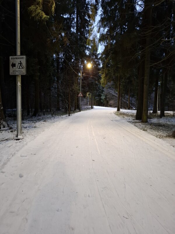 Трасса лыжероллерная Зеленоград Савелки, состояние на 22 декабря 2025 по отзыву, фото 6. 